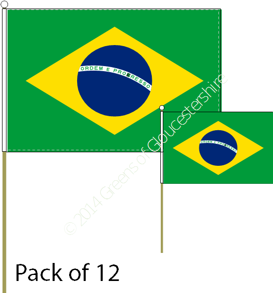 Brazil Hand Waving Flags - Brazil Flag (600x600)