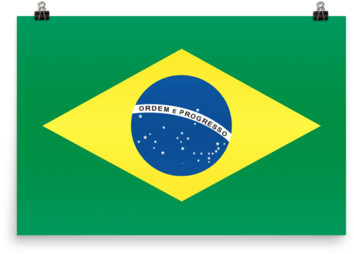 Brazil Flag Wall Art - Brazil Flag (600x600)