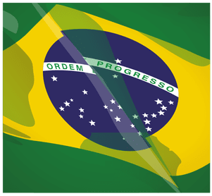 Brazil Flag Cartoon Transparent Png - Brazil Flag (512x512)