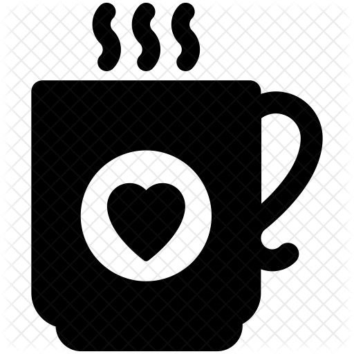 Coffee Love Icon - Emblem (512x512)