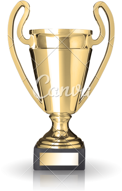 Champion Golden Trophy - Trophies Transparent (605x800)