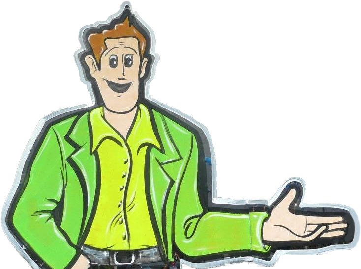 Man - Window Painting (750x557)