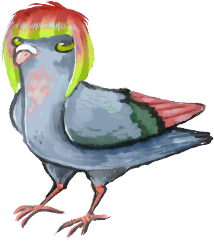 Melon Pigeon By Pondis-dant - African Grey (861x928)