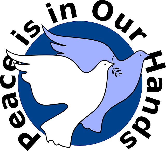 South, Symbol, Cartoon, Peace, Love, Dove, Help - Peace Is In Our Hands (640x580)