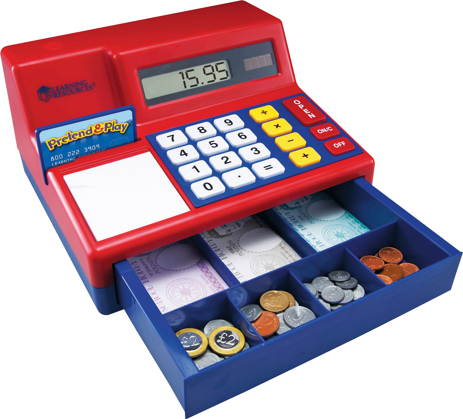 Toy Cash Register - Cash Register (2048x2048)