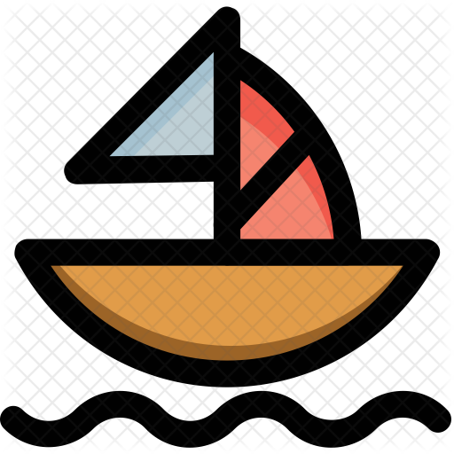 Sailboat Icon - Crescent (512x512)