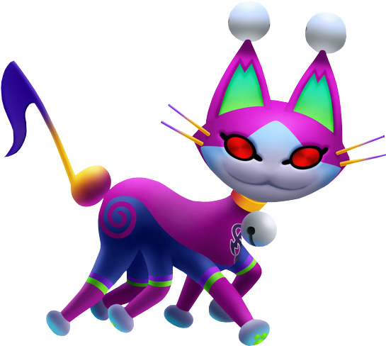 Necho Cat First And Foremost - Dream Eater Kingdom Hearts (606x527)