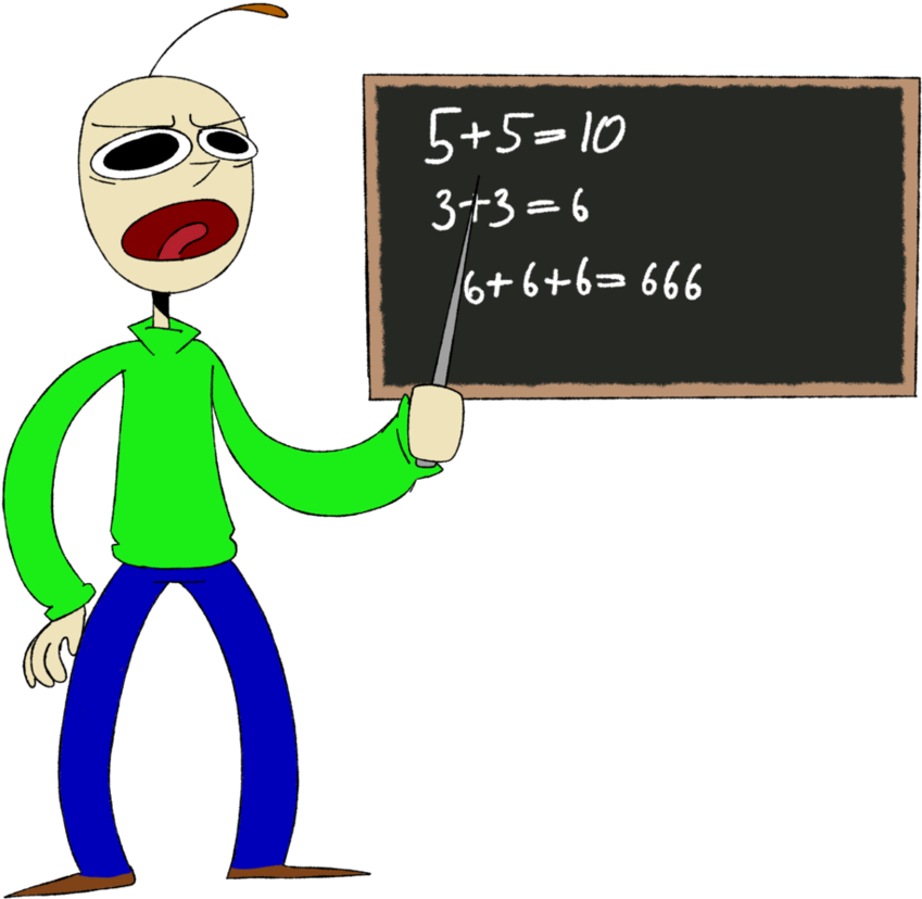 Fan Art Deviantart Digital Art - Baldi Basic Fan Art (949x841)
