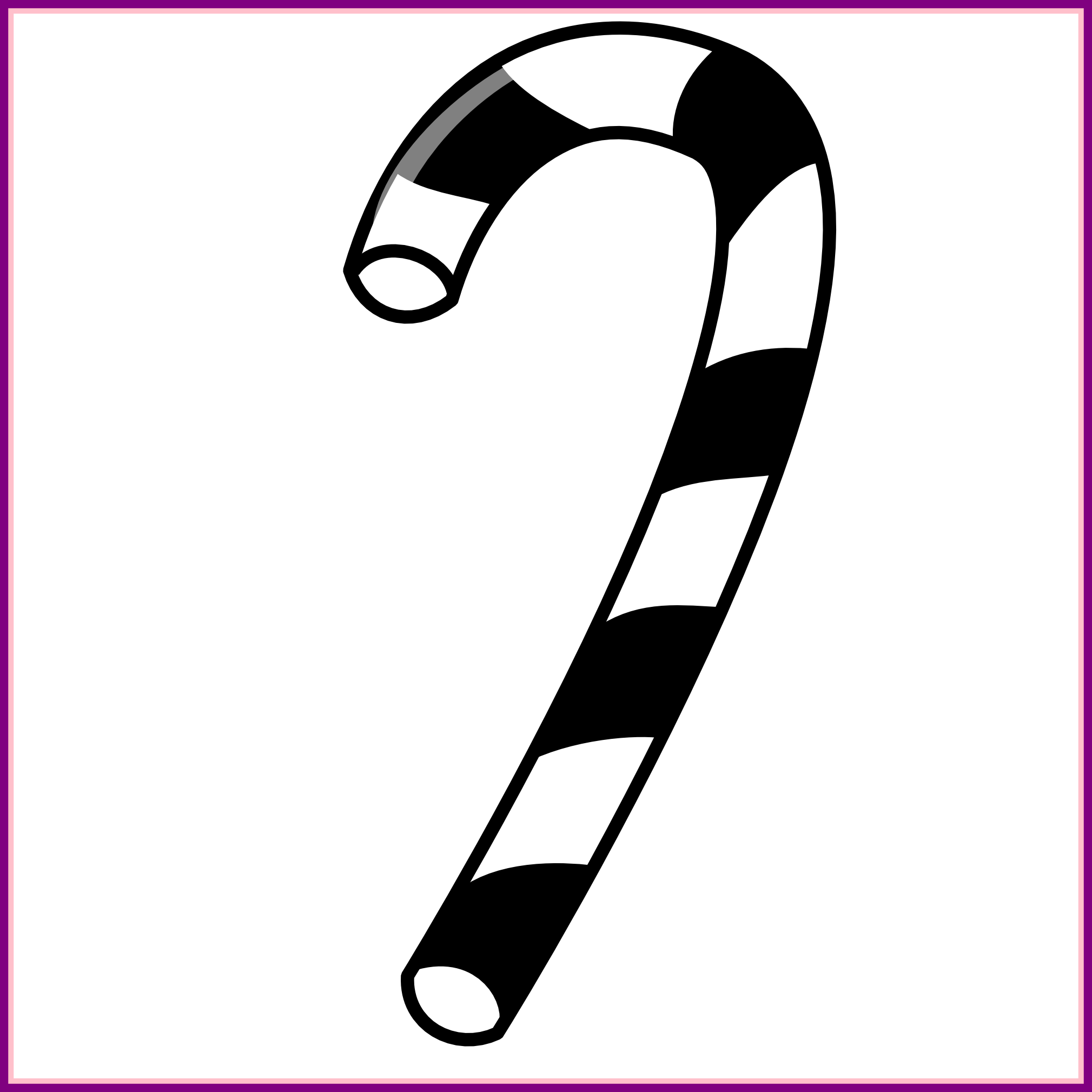 Inspiring Christmas Candy Black White Xmas Clipart - Candy Clip Art (2019x2019)