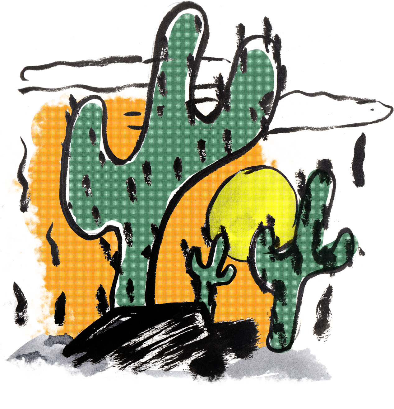 I Am Not A Big Fan Of My Digital Art Nowadays - Barbary Fig (1280x1352)