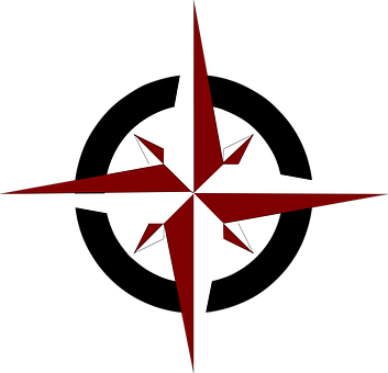 Compass Rose South North East West Compass - Compass Rose Coloured (785x756)