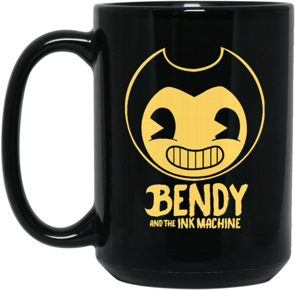Bendy And The Ink Machine Mug Horror Cartoon Gaming - Bendy And The Ink Machine 3/4 Sleeve Shirt (600x600)