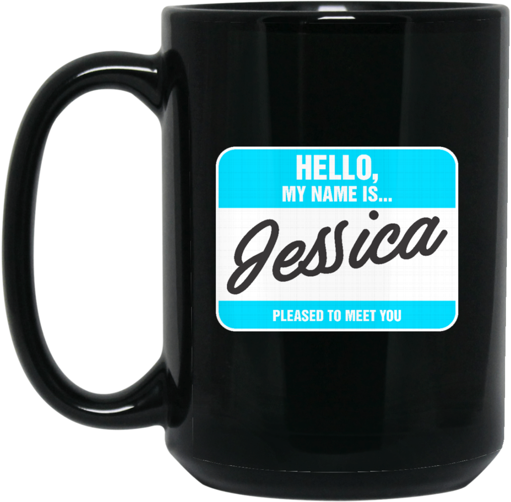 Jessica Mug Hello My Name Is Jessica Coffee Mug Tea - Cloud Computing (1024x1024)