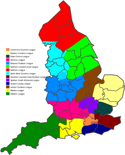 The Area Covered By The Hellenic Football League Is - Map Of British Accents (440x540)