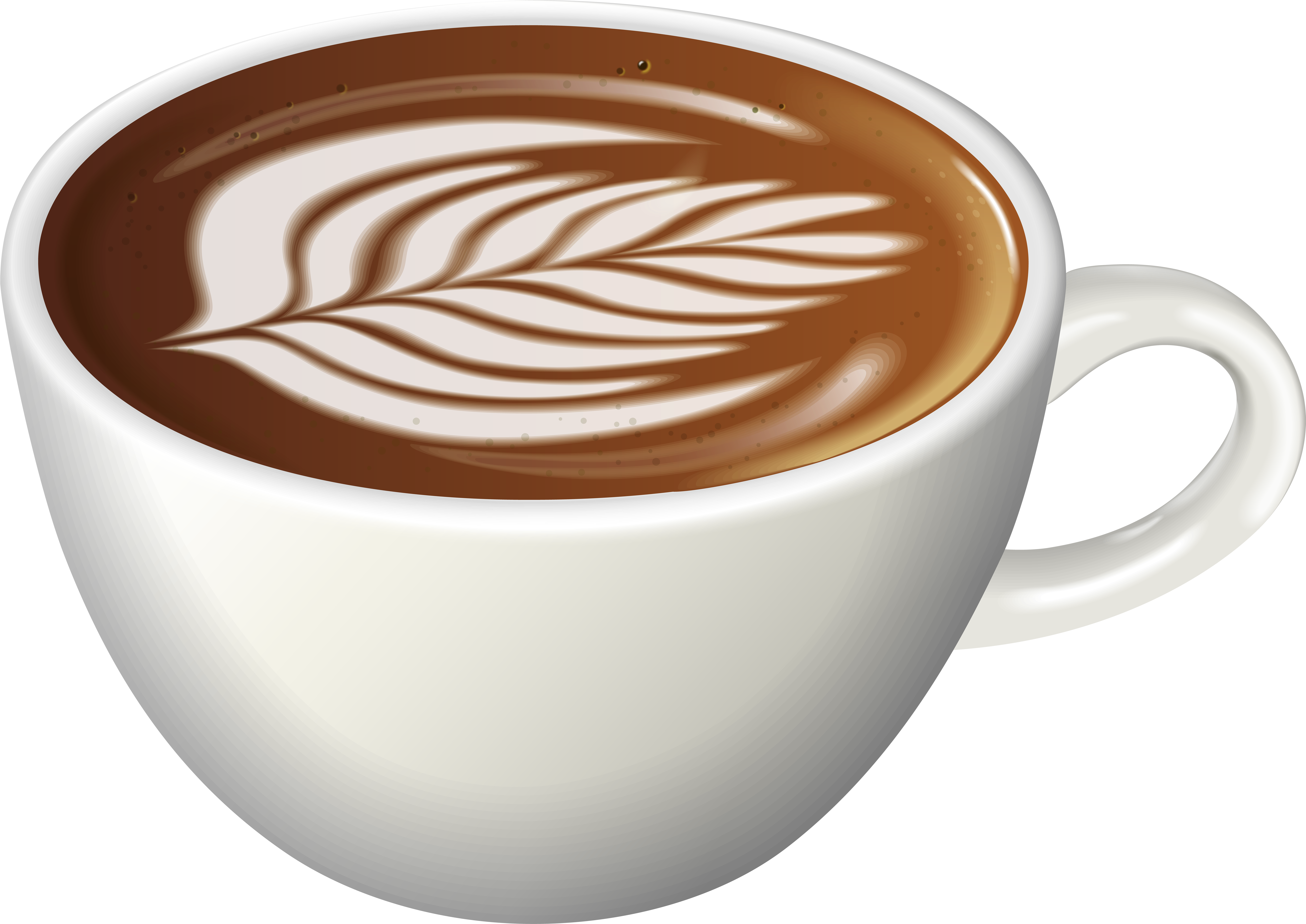 Latte Coffee Caffè Americano Cappuccino Doppio - Latte (8000x5707)