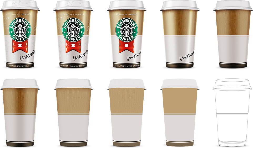 Starbucks Coffee Cup Vector - Starbucks (962x564)