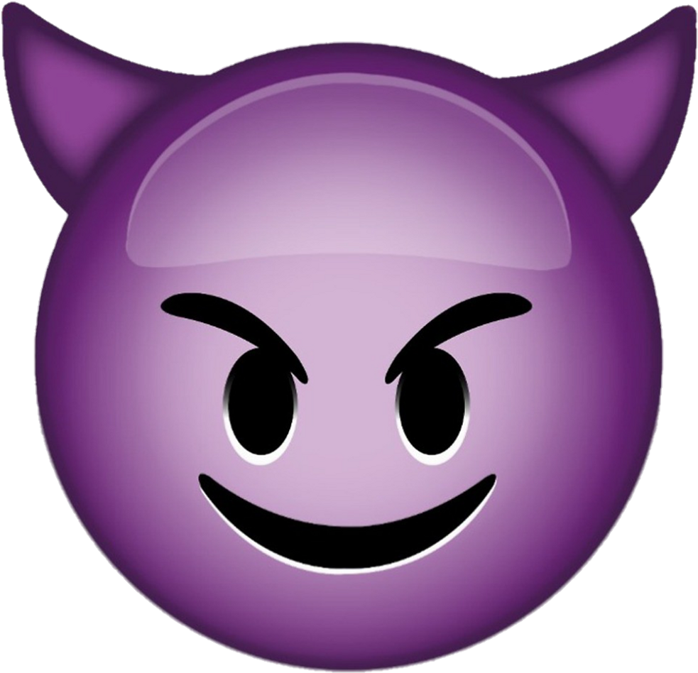 Smiling Face With Horns Emoji | Tank (1024x1024)