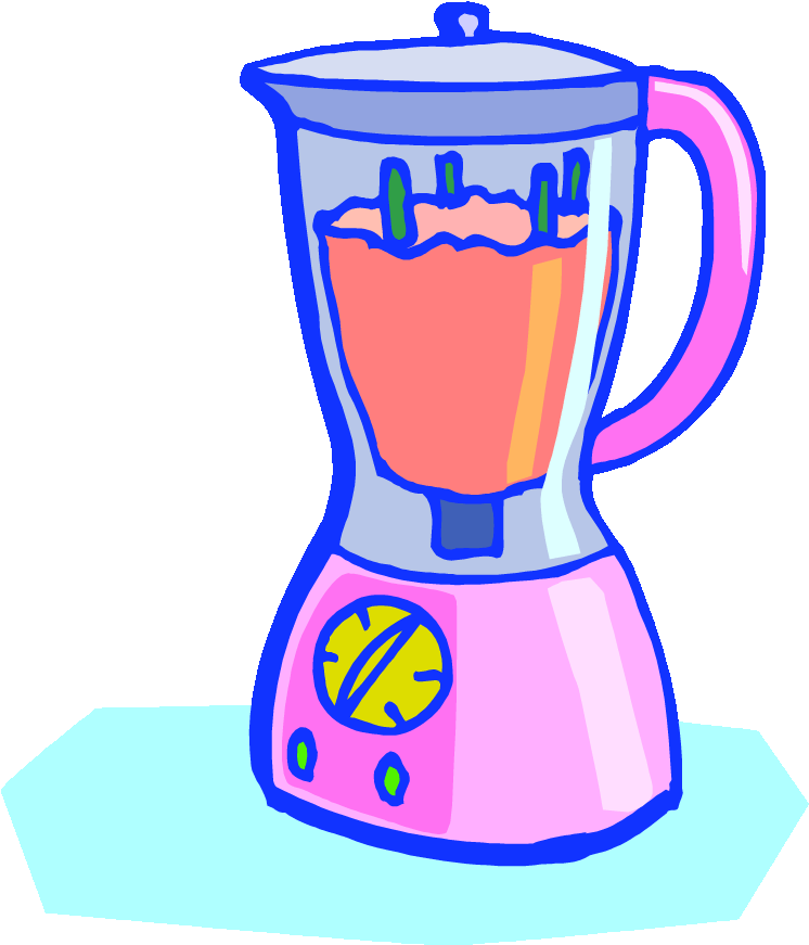 Blender Clipart Cartoon - Blender Clipart Cartoon (750x877)