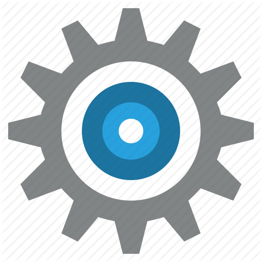 Mechanical Engineer Clipart Black And White Collection - Gear Clip Art Blue (512x512)