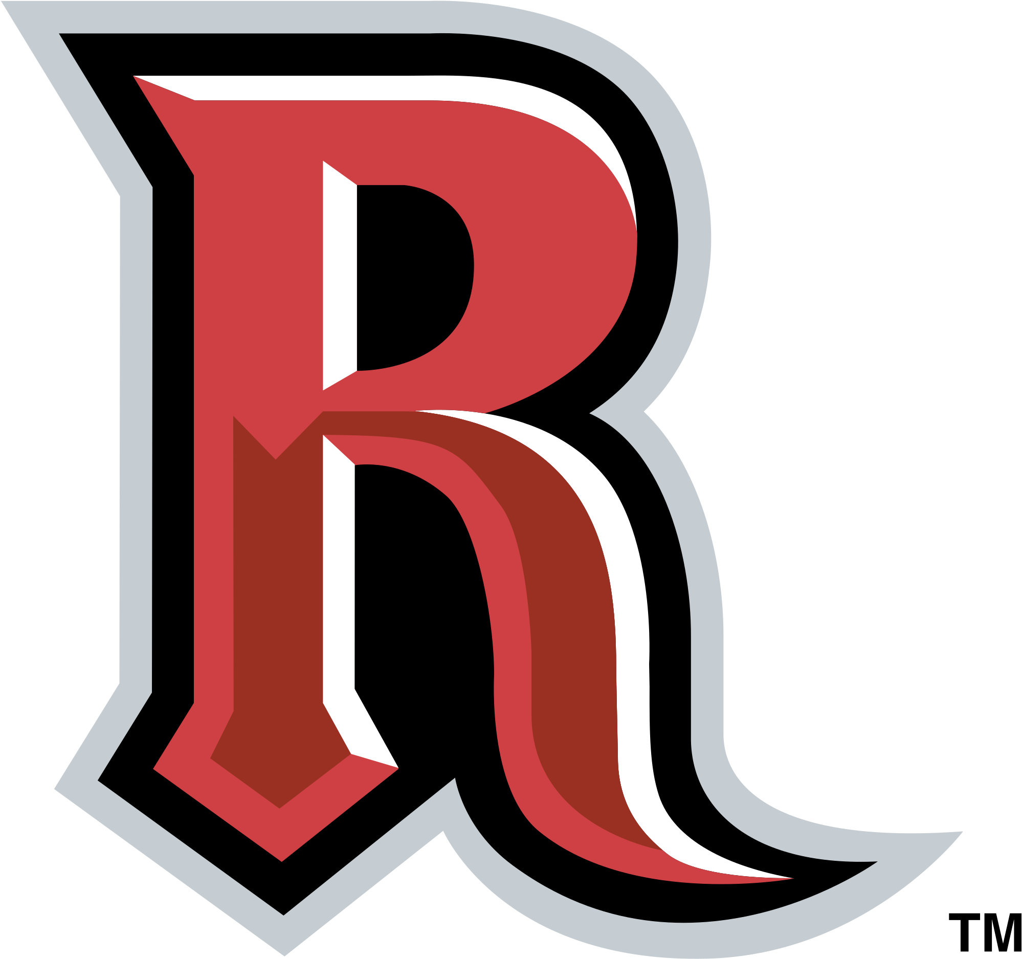 Rutgers Scarlet Knights Logo Black And White - R Sports Logos (2400x2400)