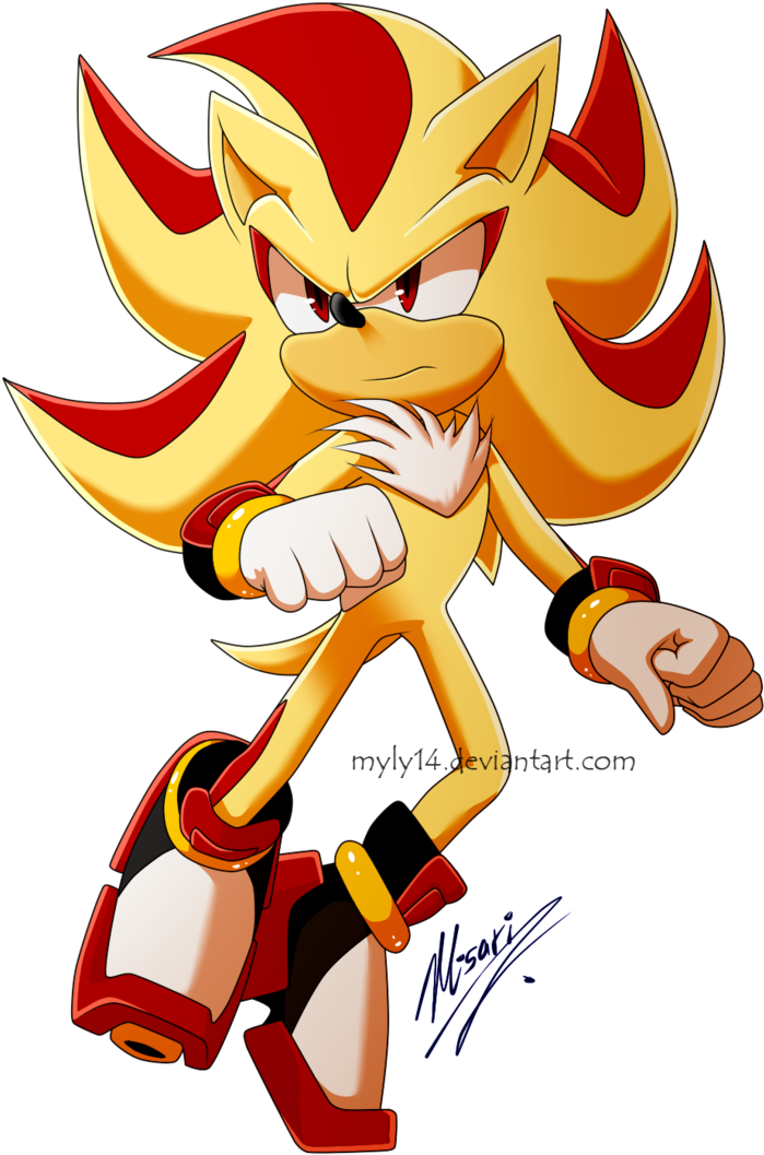 Lancelot S - Süper Shadow The Hedgehog (732x1092)