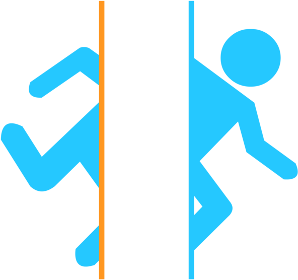 Adesivo Portal Logo By Mmassafera - Transparent Portal 2 Portal (600x566)