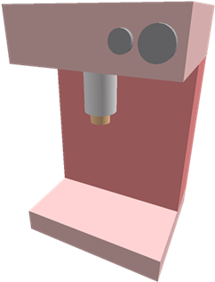 Coffee Machine - Wood (420x420)