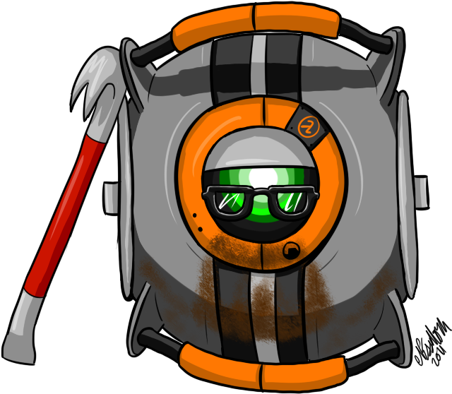 Portal 2 Black Mesa - Dr Freeman And Chell (847x714)