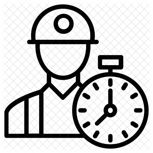 Work Time Icon - Industrial Security Icon (512x512)