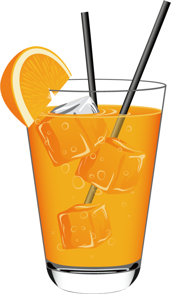 Soft Drink Orange Juice Cocktail Non-alcoholic Drink - Drinks Vector (562x964)