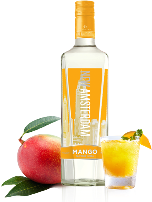 New Amsterdam Original Vodka - Mango Amsterdam Vodka (521x694)
