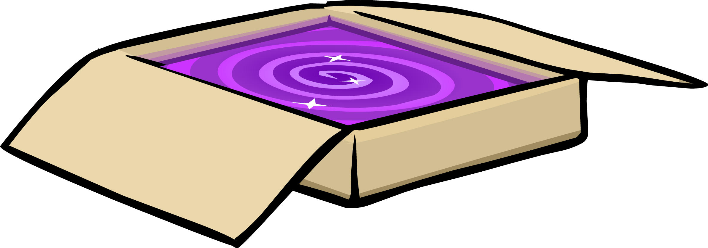 Portal Box - Club Penguin Box Dimension (2384x838)