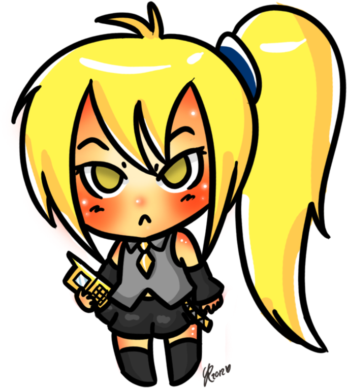 Akita Neru By Budgies - Cartoon (900x854)