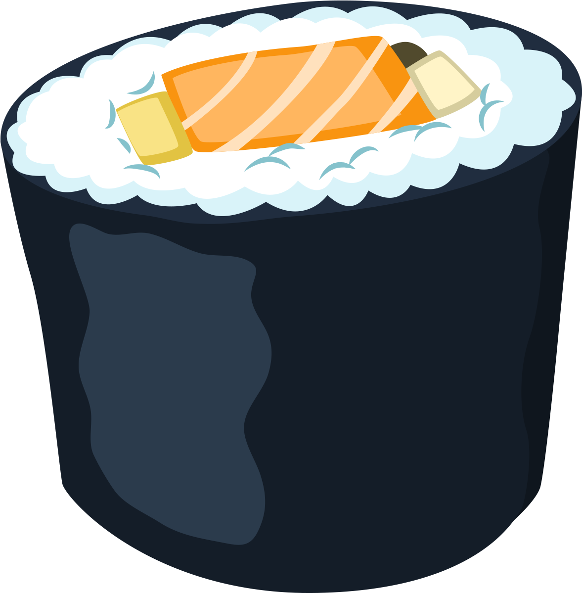 Japanese Cuisine Sushi Makizushi Asian Cuisine - Comida Japonesa Desenho Png (2000x2000)