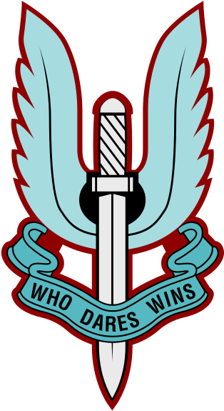 Flaming Sword Symbol Of The Sas - Special Air Service Sas 22 (500x690)