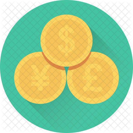 Coins Icon - Currency (512x512)
