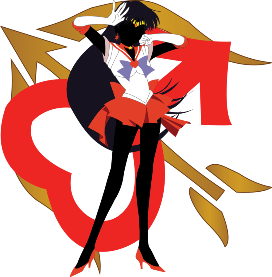 Mars Flame Sniper By Kisaragi-zeet On Deviantart - Sailor Mars Vector (886x902)