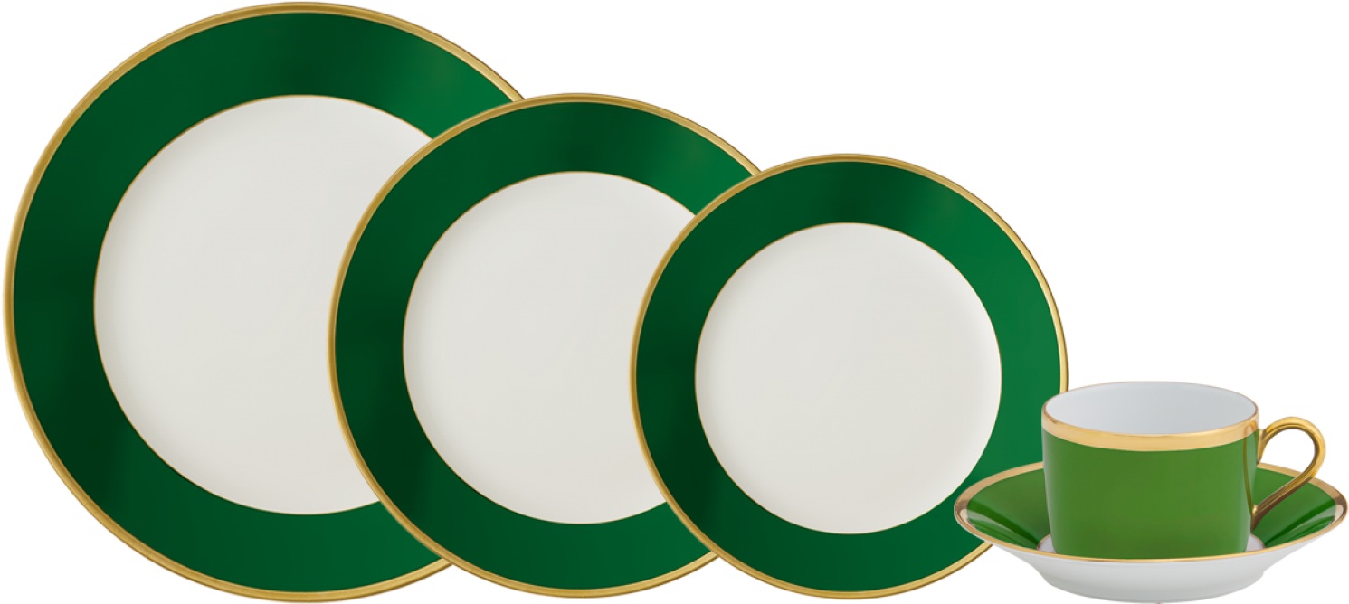 Arc En Ciel By R Haviland & C Parlon - Haviland Parlon Arc En Ciel Empire Green Round Cake (1507x1000)