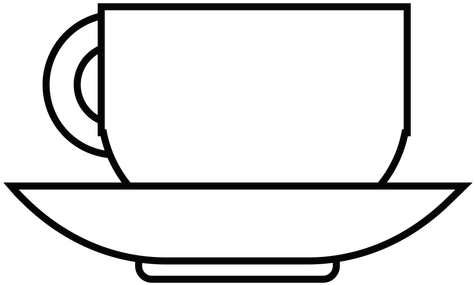 Coffee Cup Stroke Icon Transparent Png - Teacup (512x512)