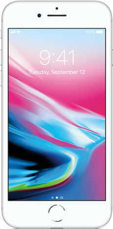 Apple Iphone - Apple Iphone 8 Plus - 256 Gb - Silver - Unlocked - (355x488)