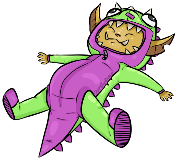 Dino Gnar, Just Gnar By Championblanket - Cartoon (894x894)