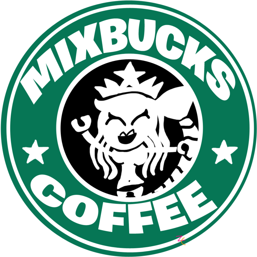 Gift Mixbucks Coffee By Zootycutie - Cool Stickers For Skateboards (894x894)