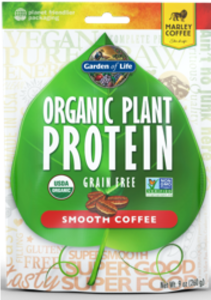 Garden Of Life Organic Plant Protein Smooth Coffee - Garden Of Life Organic Plant Protein Smooth Coffee (600x600)