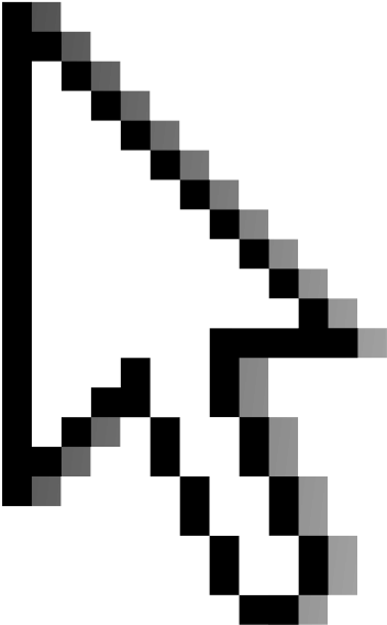 Mouse Pointer 01 Clip Art - Computer Mouse On Screen (566x800)