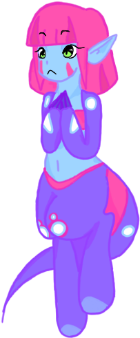 Everyone's Dinosaur Waifu By Galaxy-apple - Cartoon (248x502)