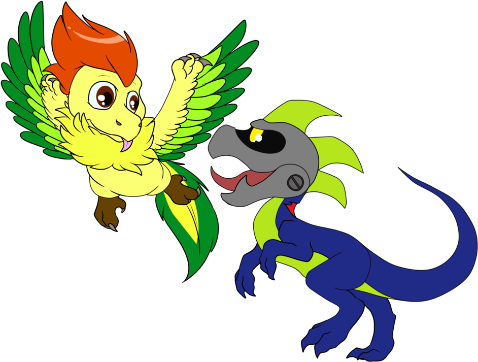 Jurrasic Friends By Anais Thunder Pen - Illustration (1024x769)