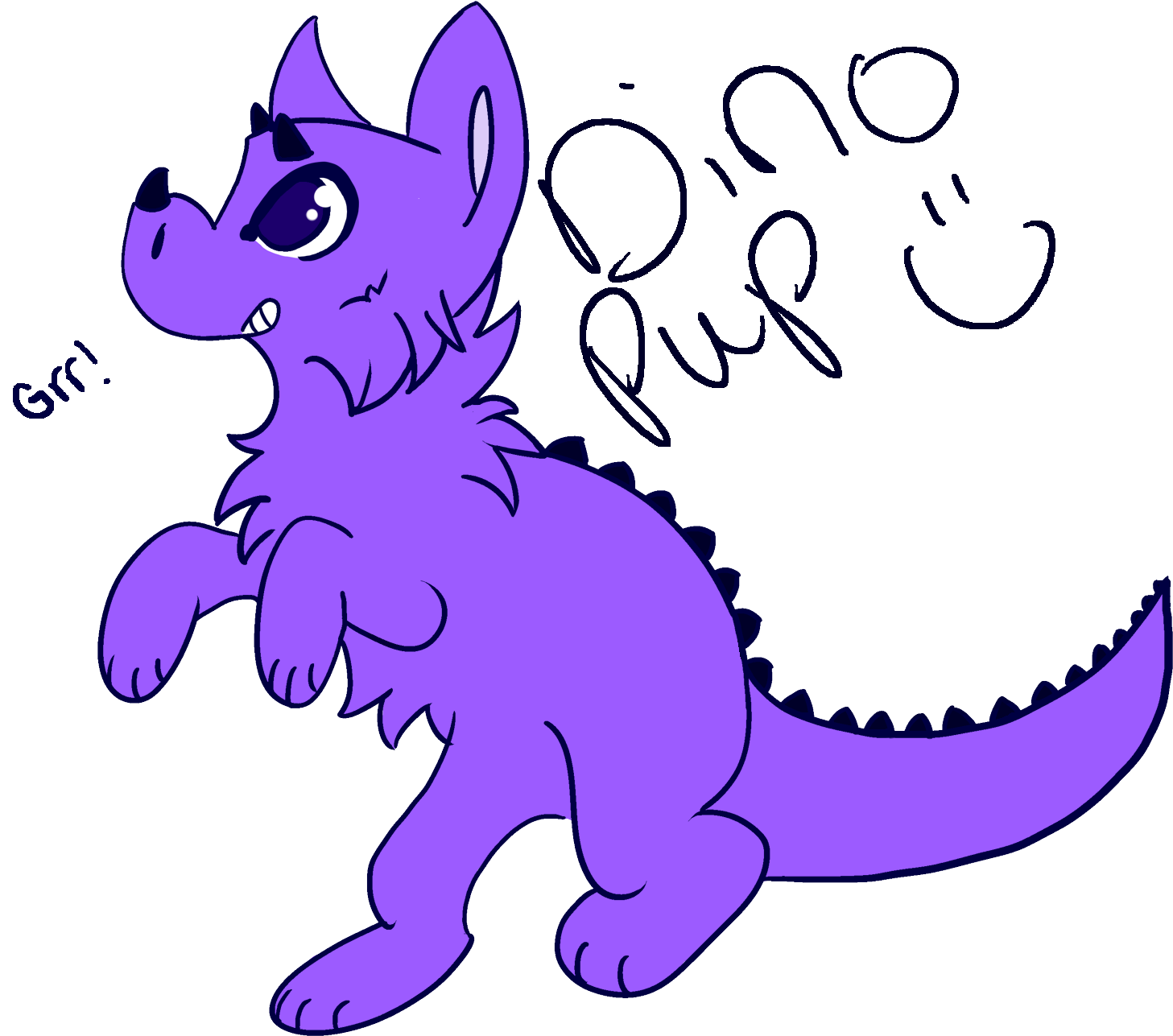 Dinopup Lineart By Sillymil Dinopup Lineart By Sillymil - Cartoon (1500x1376)