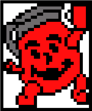 Kool Aid Man - Kool Aid Man Pixel Art (340x420)