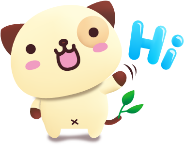 Pandadog & Friends 3d Has Stickers - Pandadog Y Sus Amigos Png (408x408)