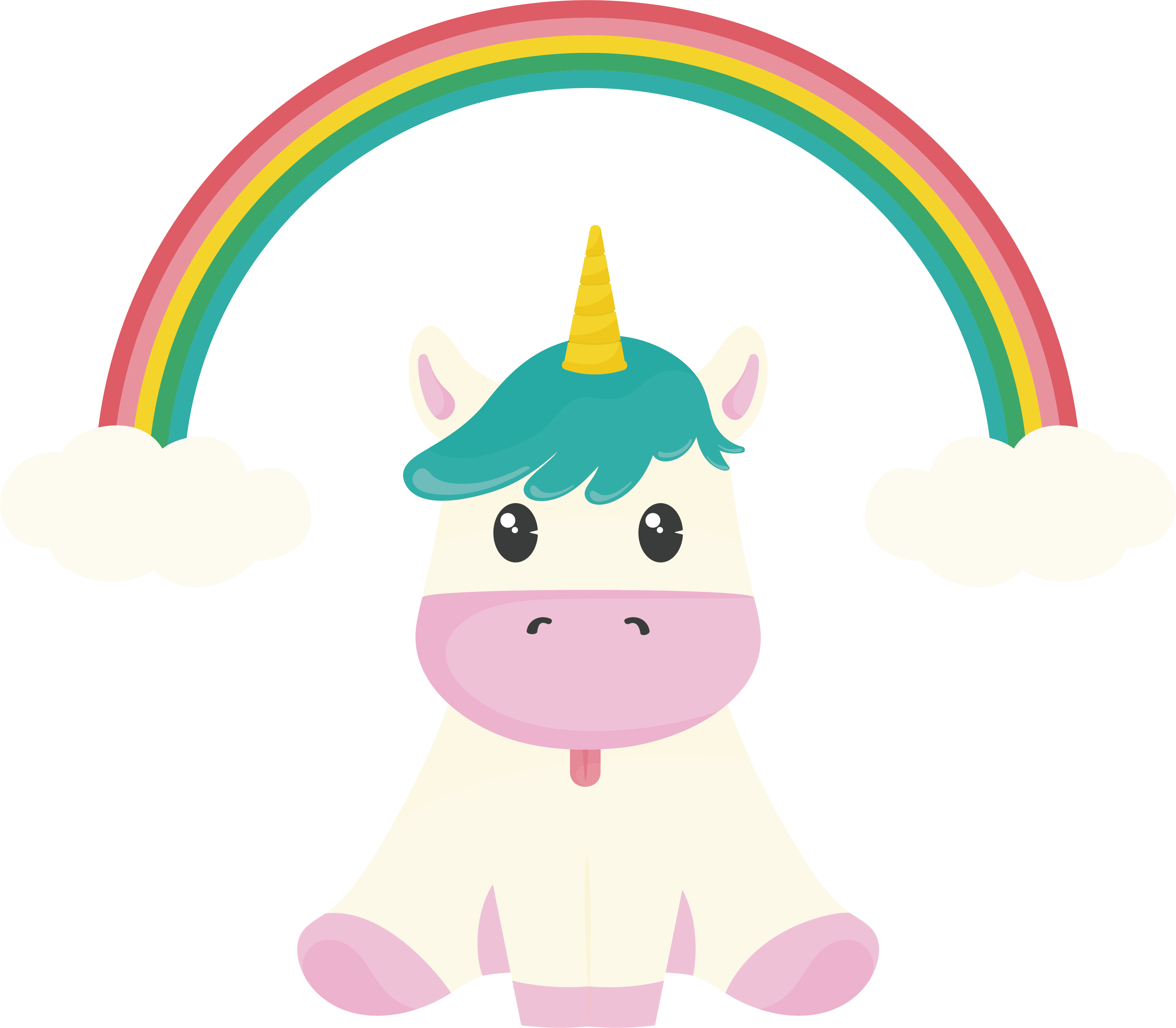 Unicorn Computer File - You Are Magical Notebook (3623x3165)